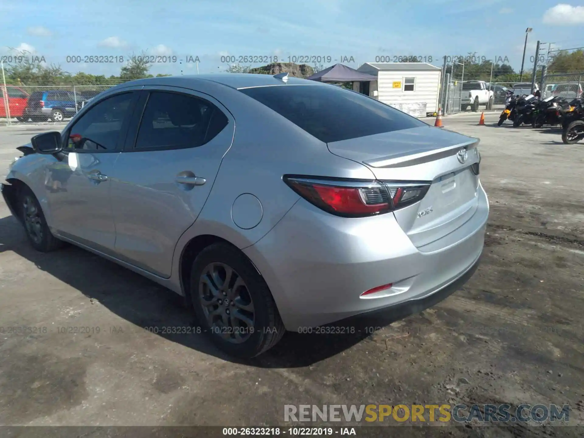 3 Photograph of a damaged car 3MYDLBYV5KY516403 TOYOTA YARIS 2019