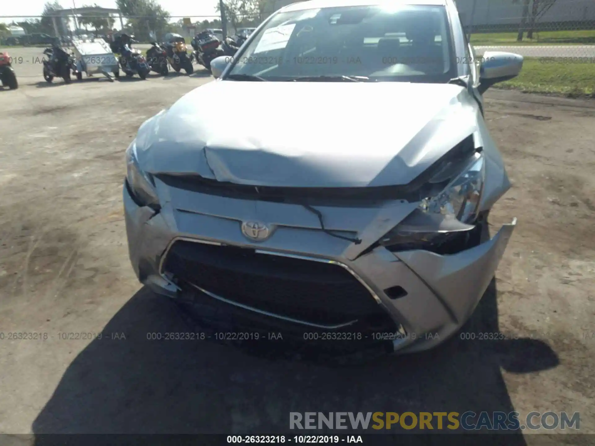 6 Photograph of a damaged car 3MYDLBYV5KY516403 TOYOTA YARIS 2019