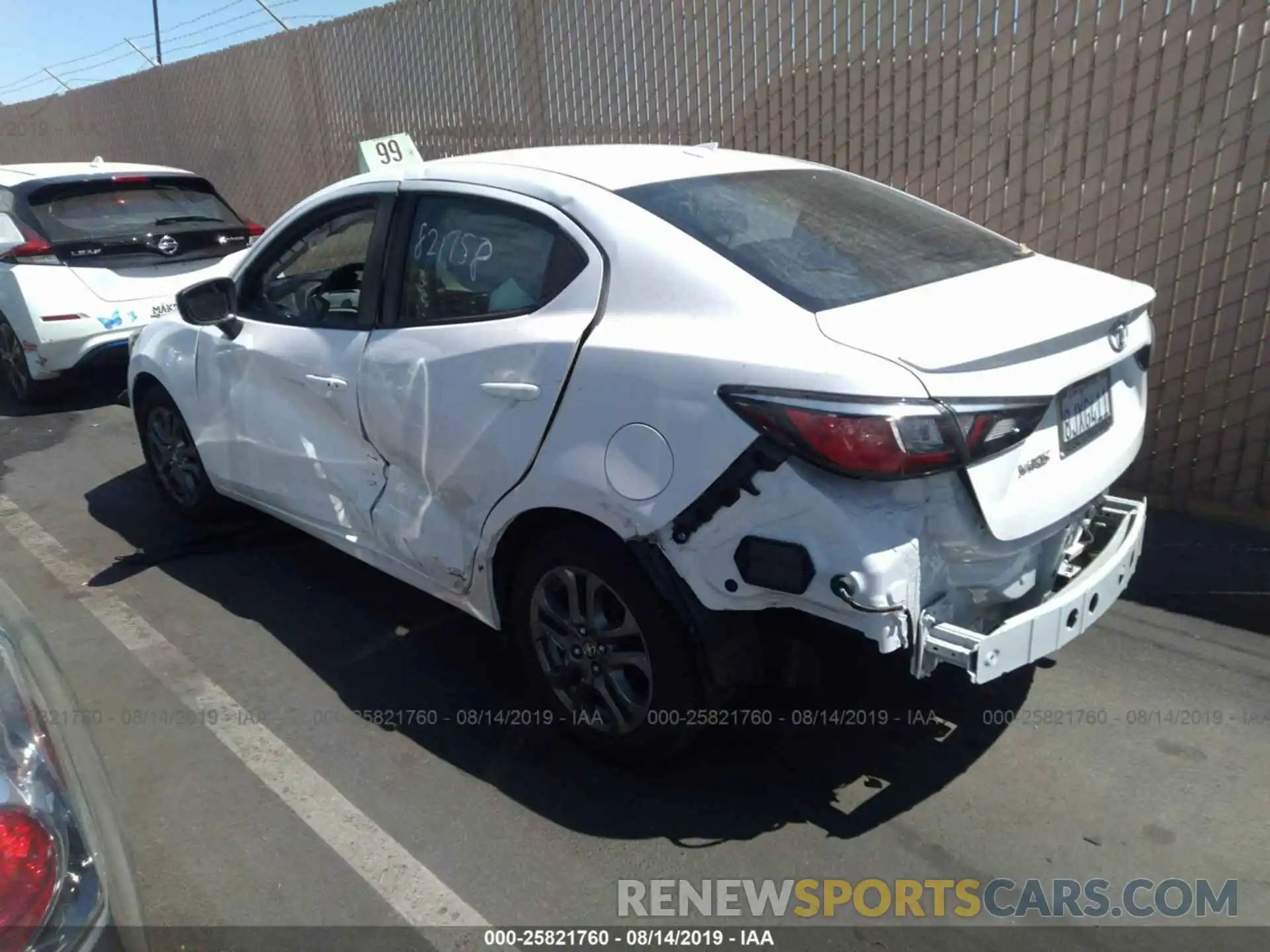 3 Photograph of a damaged car 3MYDLBYV5KY517065 TOYOTA YARIS 2019