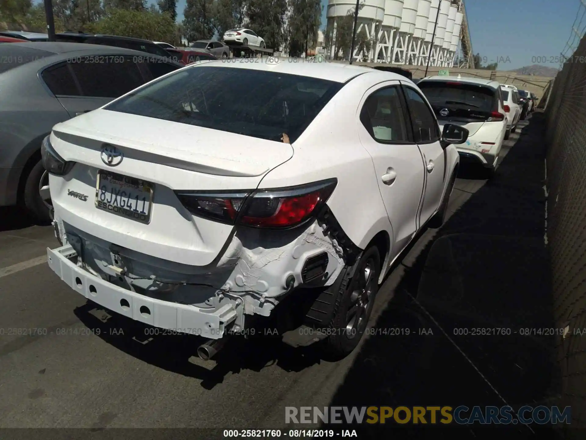 4 Photograph of a damaged car 3MYDLBYV5KY517065 TOYOTA YARIS 2019