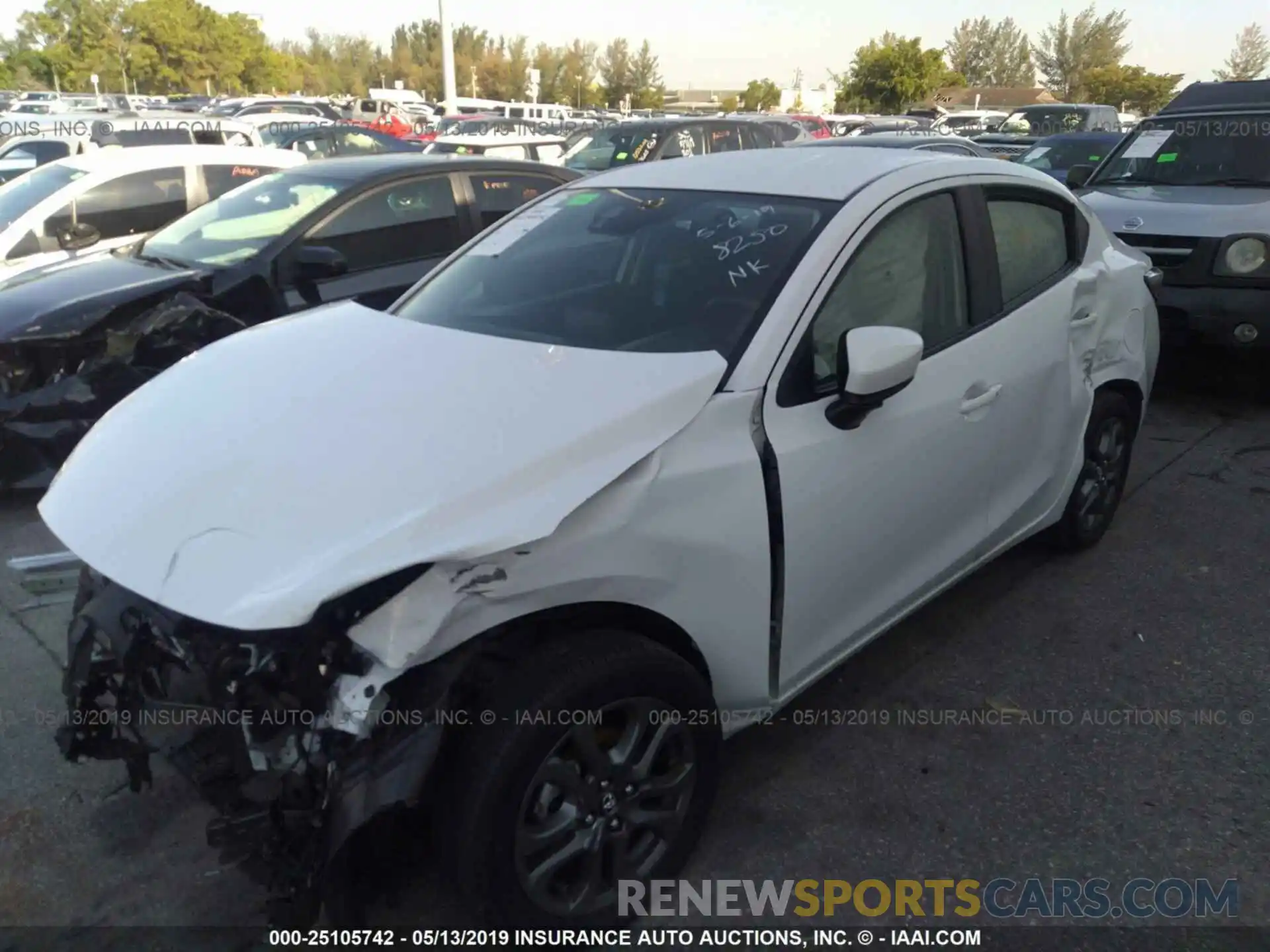 2 Photograph of a damaged car 3MYDLBYV5KY518250 TOYOTA YARIS 2019