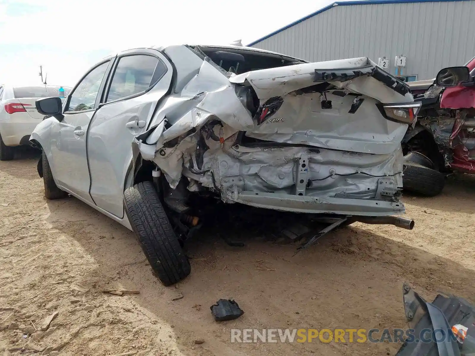 3 Photograph of a damaged car 3MYDLBYV5KY518278 TOYOTA YARIS 2019