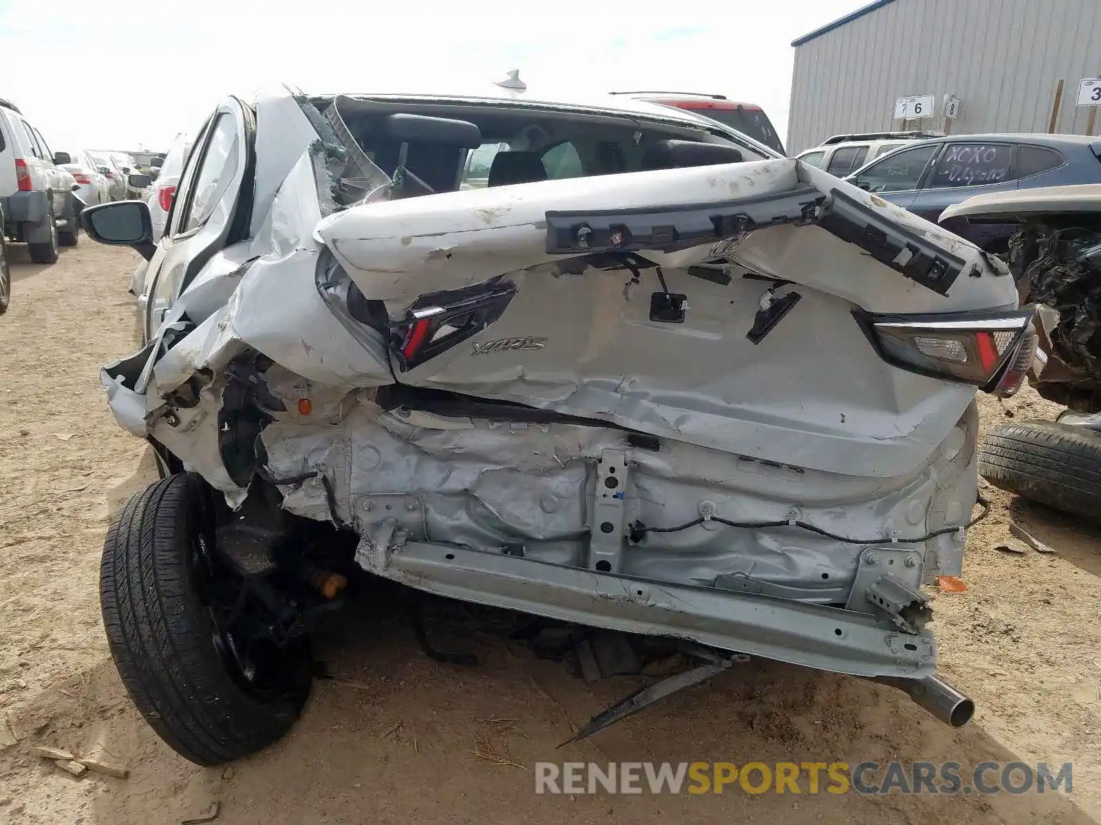 9 Photograph of a damaged car 3MYDLBYV5KY518278 TOYOTA YARIS 2019