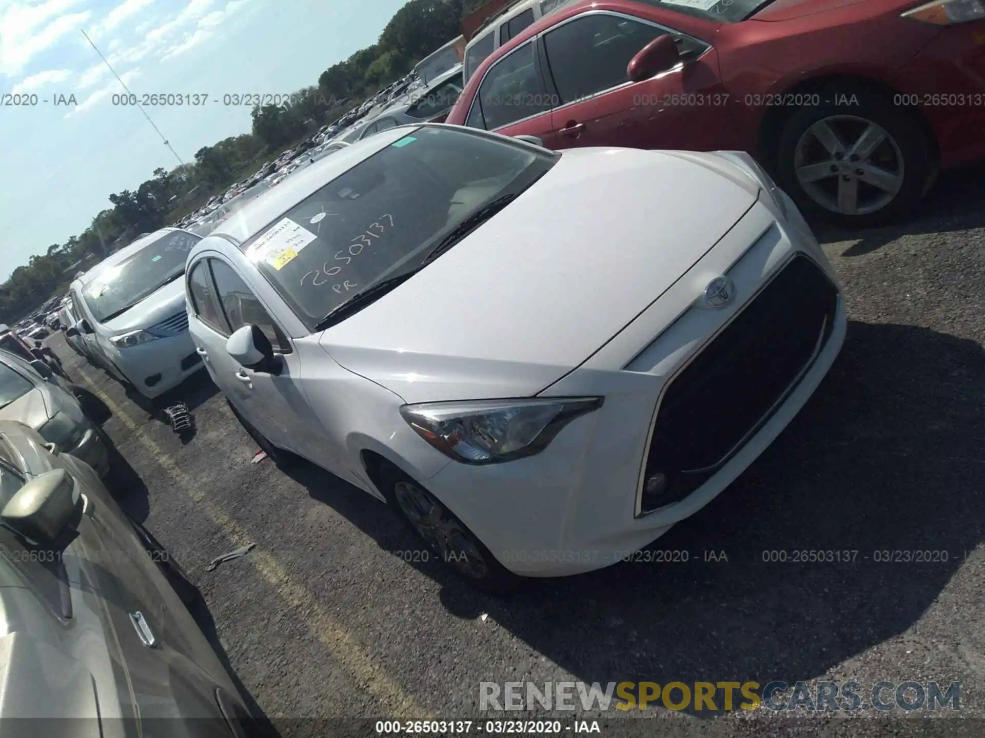 1 Photograph of a damaged car 3MYDLBYV5KY518801 TOYOTA YARIS 2019