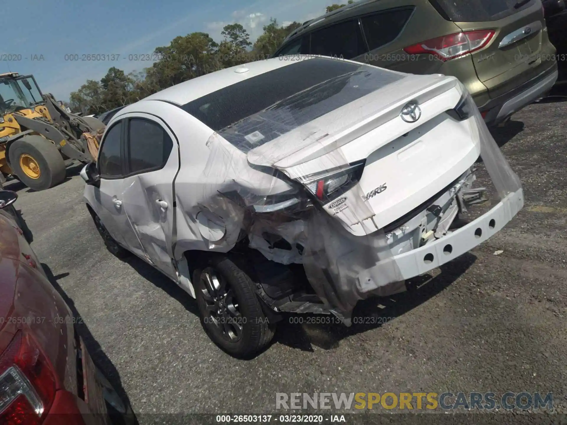 3 Photograph of a damaged car 3MYDLBYV5KY518801 TOYOTA YARIS 2019