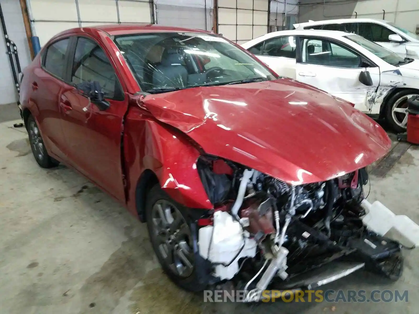 1 Photograph of a damaged car 3MYDLBYV5KY519141 TOYOTA YARIS 2019