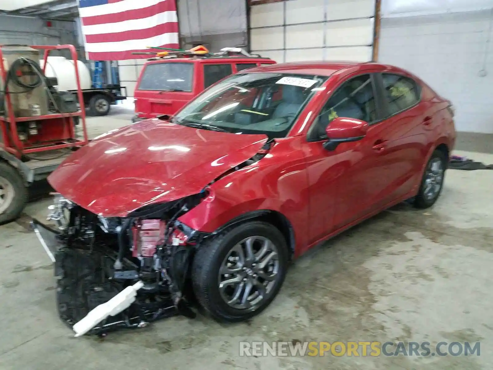 2 Photograph of a damaged car 3MYDLBYV5KY519141 TOYOTA YARIS 2019