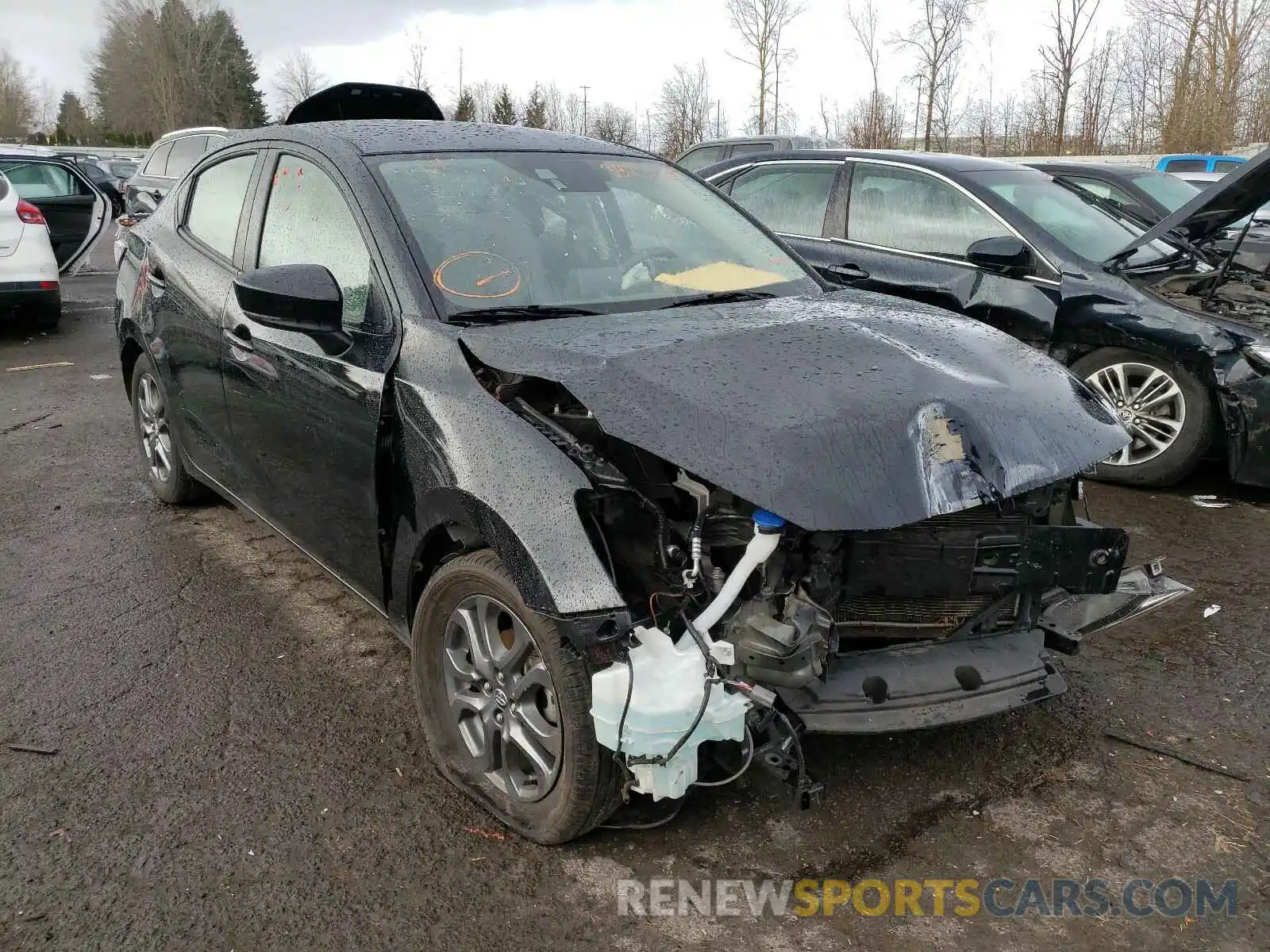 1 Photograph of a damaged car 3MYDLBYV5KY519561 TOYOTA YARIS 2019