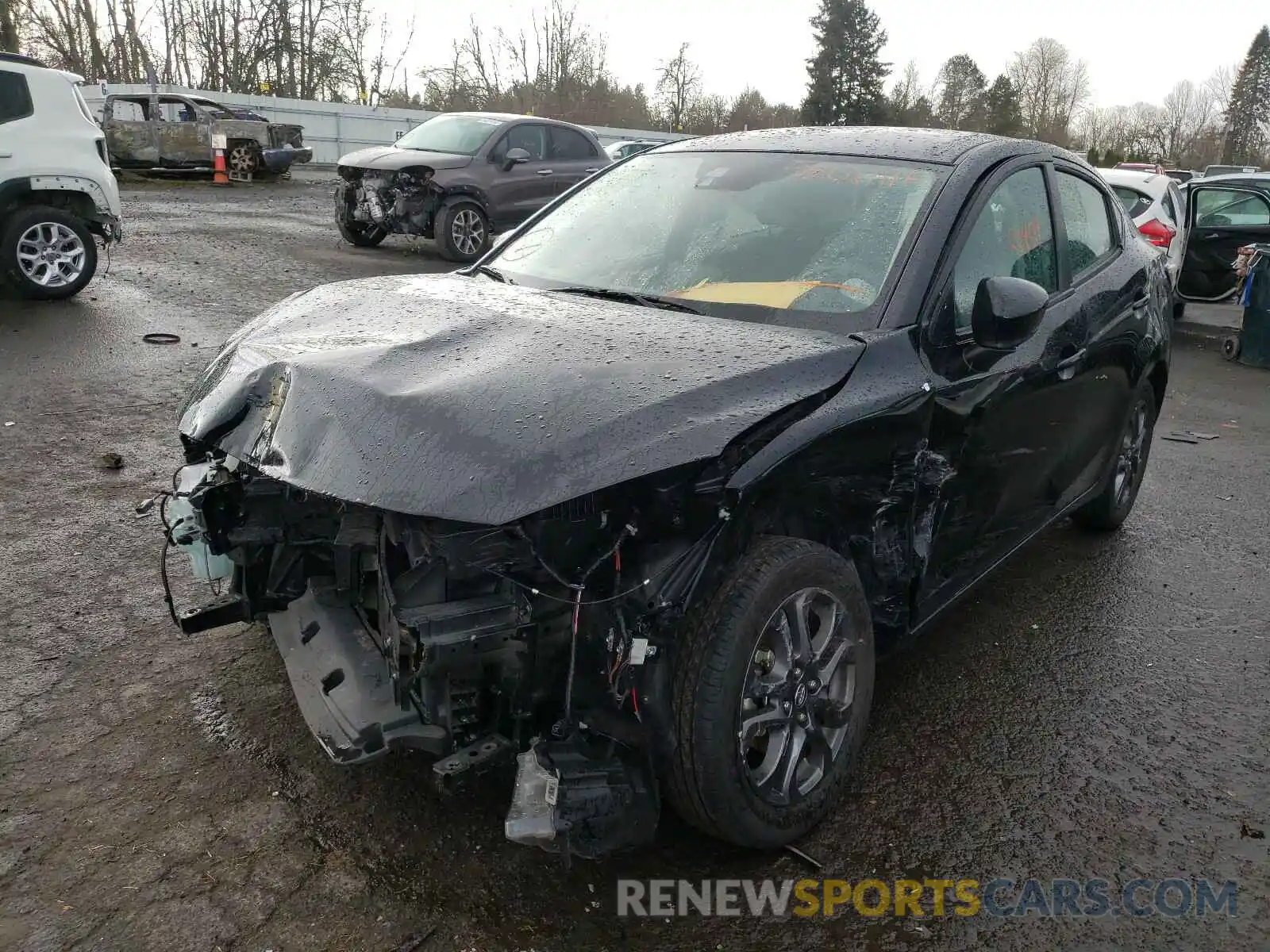 2 Photograph of a damaged car 3MYDLBYV5KY519561 TOYOTA YARIS 2019