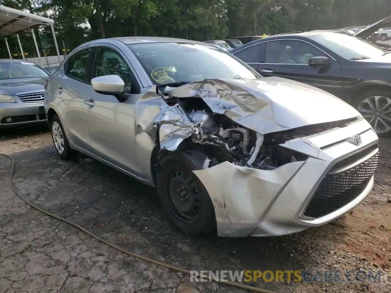 1 Photograph of a damaged car 3MYDLBYV5KY519690 TOYOTA YARIS 2019