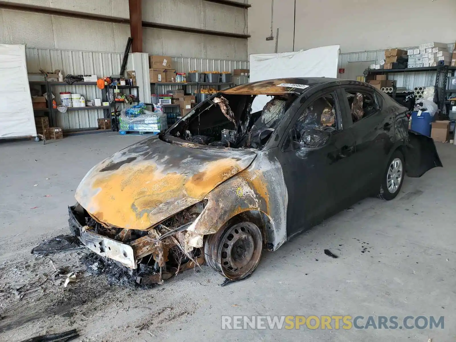 2 Photograph of a damaged car 3MYDLBYV5KY520256 TOYOTA YARIS 2019