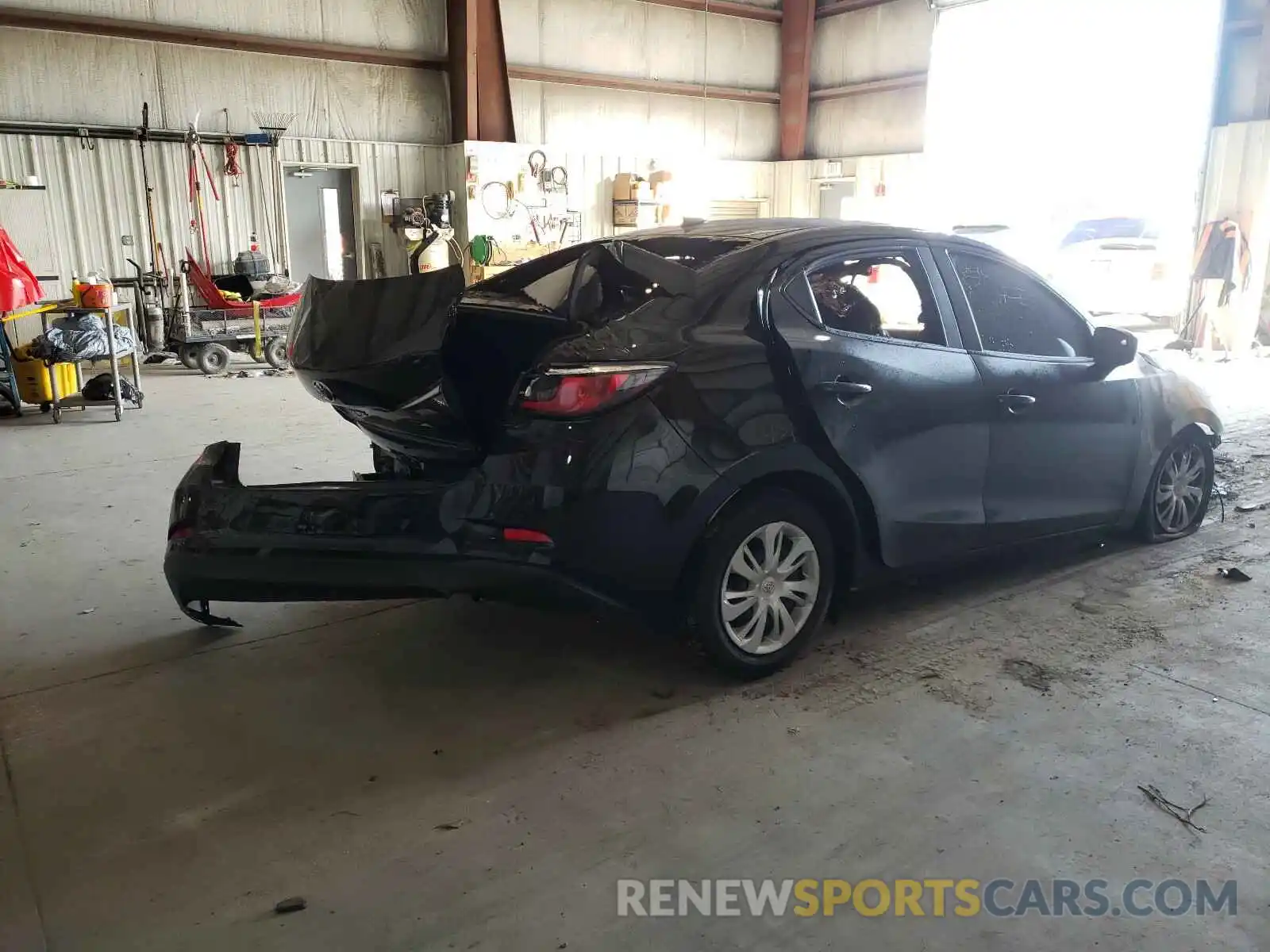 4 Photograph of a damaged car 3MYDLBYV5KY520256 TOYOTA YARIS 2019