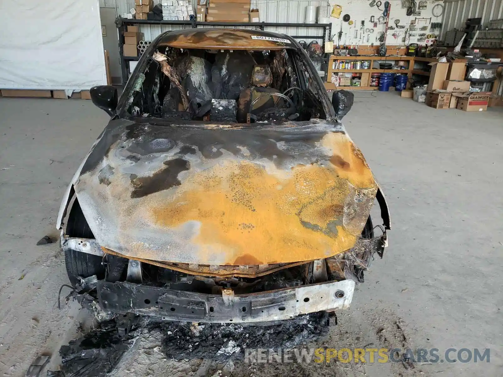 9 Photograph of a damaged car 3MYDLBYV5KY520256 TOYOTA YARIS 2019