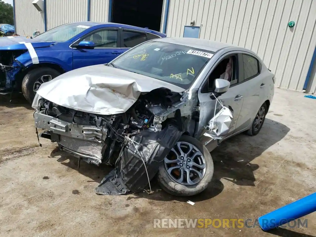 2 Photograph of a damaged car 3MYDLBYV5KY520290 TOYOTA YARIS 2019