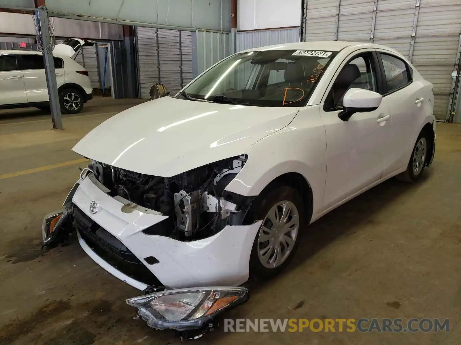 2 Photograph of a damaged car 3MYDLBYV5KY520497 TOYOTA YARIS 2019