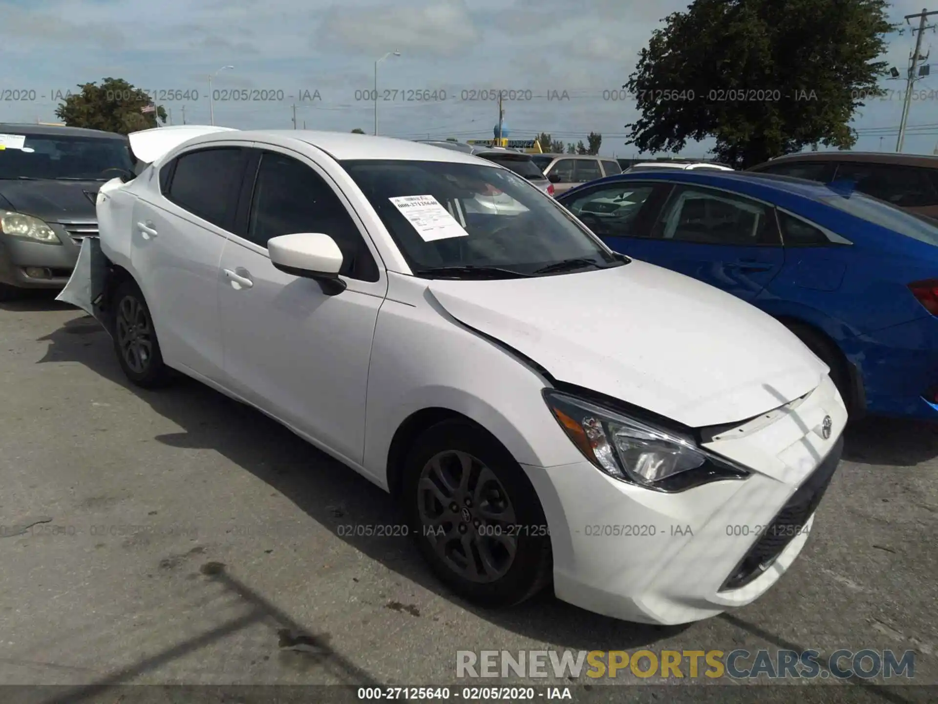 1 Photograph of a damaged car 3MYDLBYV5KY521360 TOYOTA YARIS 2019