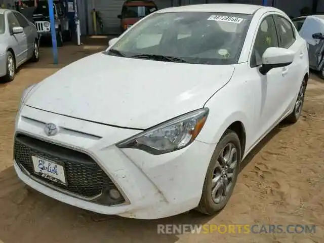 2 Photograph of a damaged car 3MYDLBYV5KY521522 TOYOTA YARIS 2019