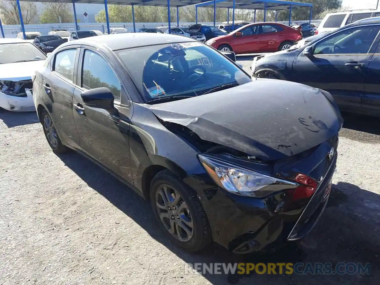 1 Photograph of a damaged car 3MYDLBYV5KY522556 TOYOTA YARIS 2019