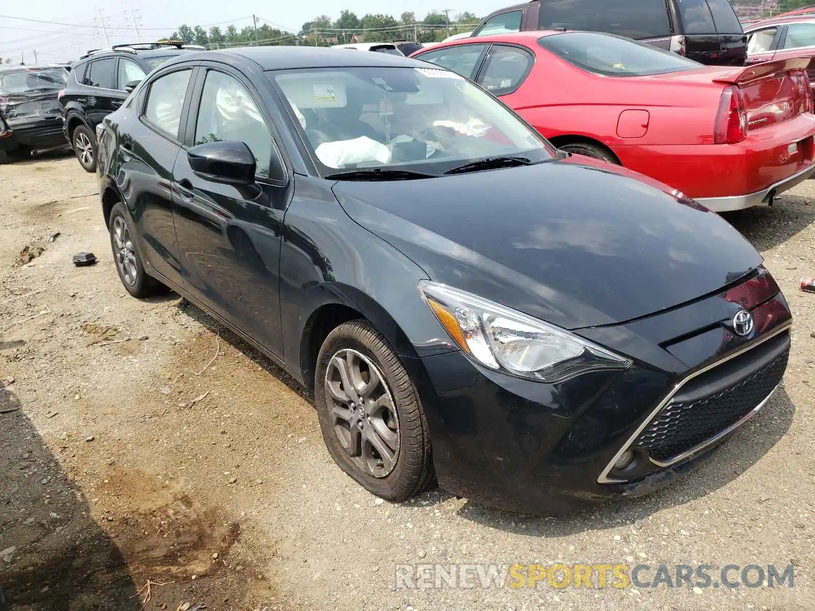 1 Photograph of a damaged car 3MYDLBYV5KY522802 TOYOTA YARIS 2019