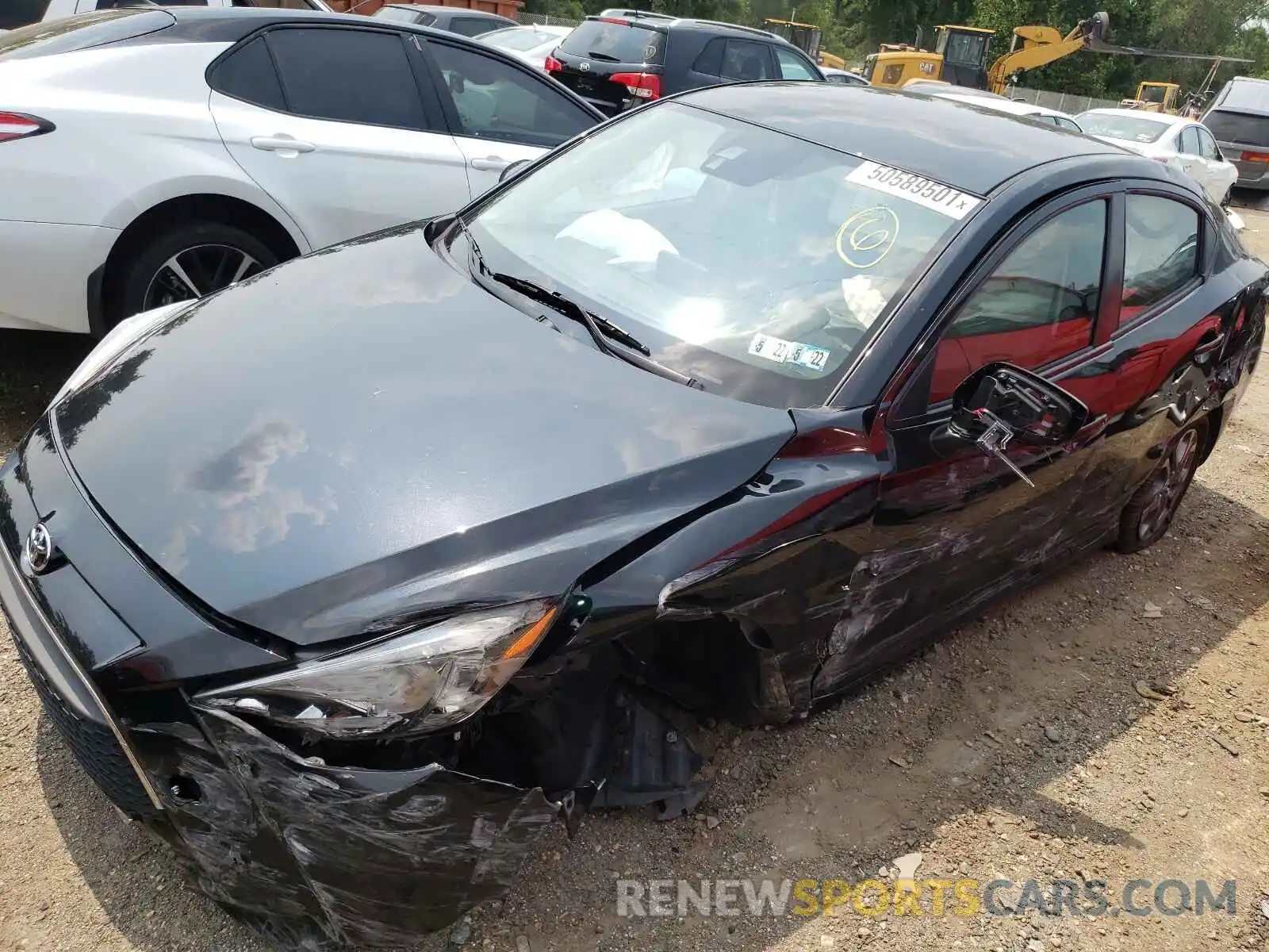 2 Photograph of a damaged car 3MYDLBYV5KY522802 TOYOTA YARIS 2019