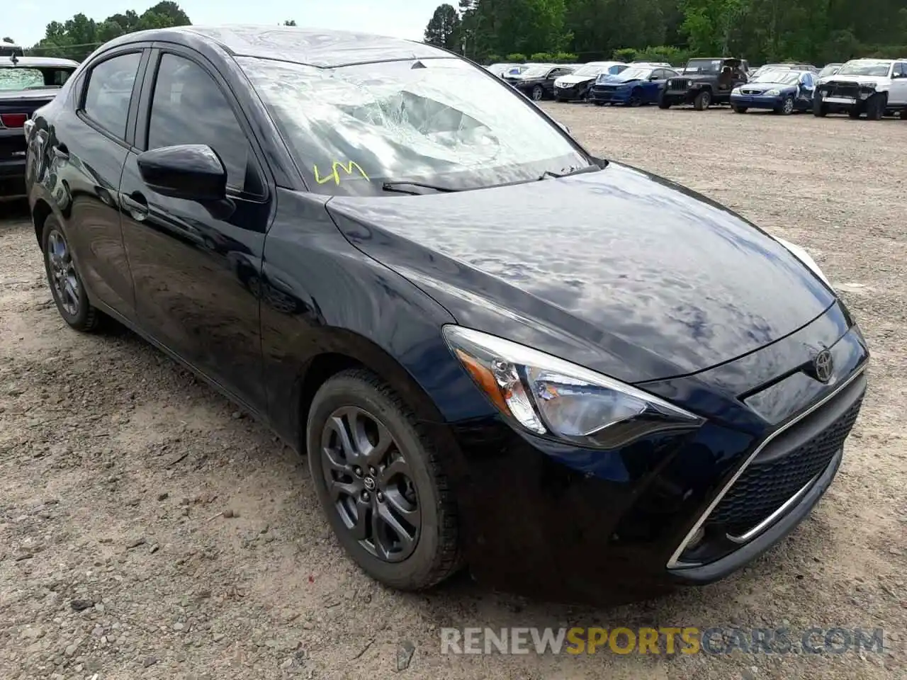 1 Photograph of a damaged car 3MYDLBYV5KY523058 TOYOTA YARIS 2019