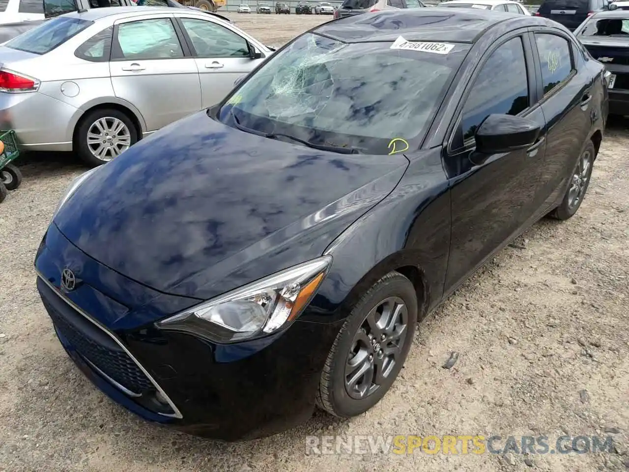 2 Photograph of a damaged car 3MYDLBYV5KY523058 TOYOTA YARIS 2019