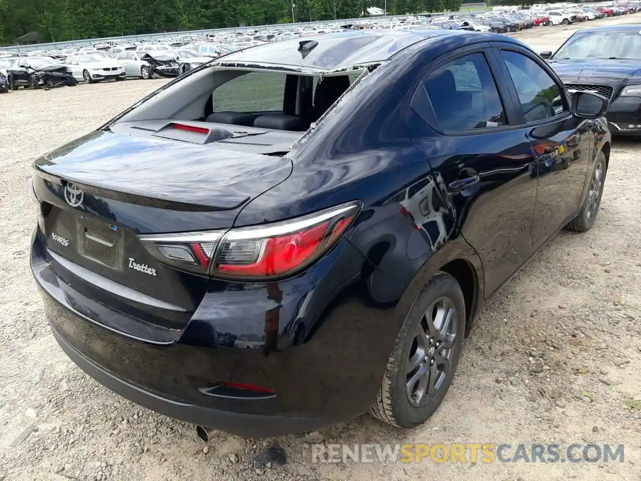 4 Photograph of a damaged car 3MYDLBYV5KY523058 TOYOTA YARIS 2019