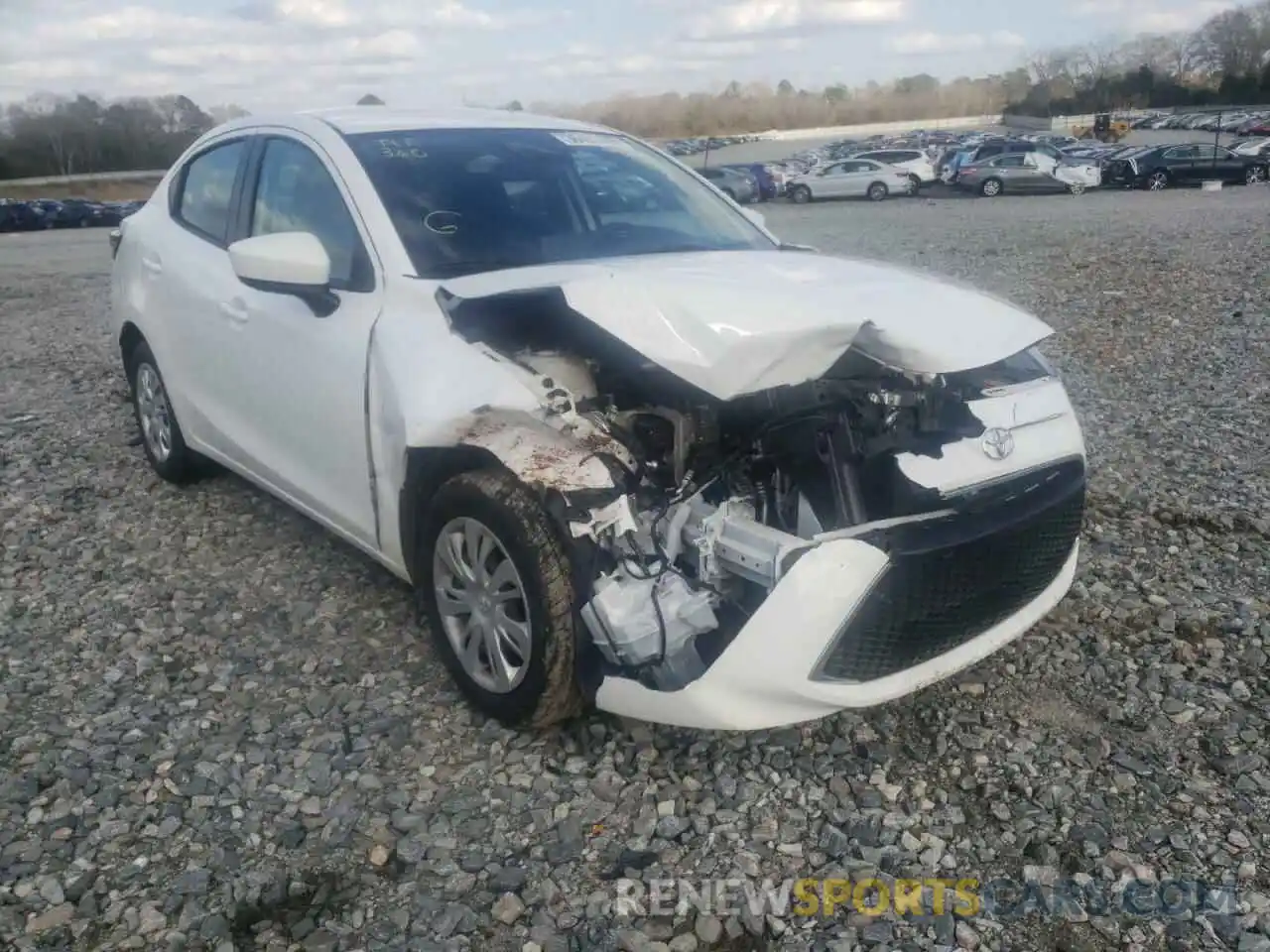 1 Photograph of a damaged car 3MYDLBYV5KY523822 TOYOTA YARIS 2019