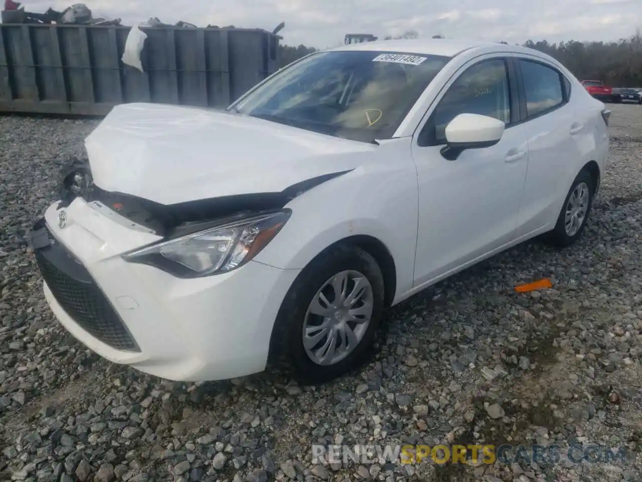 2 Photograph of a damaged car 3MYDLBYV5KY523822 TOYOTA YARIS 2019