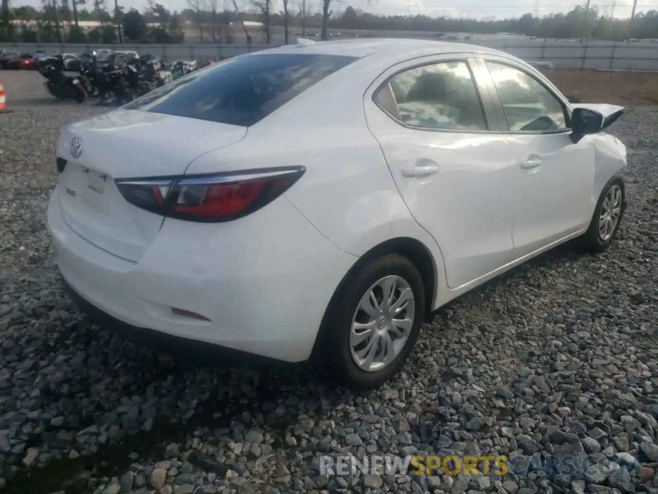 4 Photograph of a damaged car 3MYDLBYV5KY523822 TOYOTA YARIS 2019