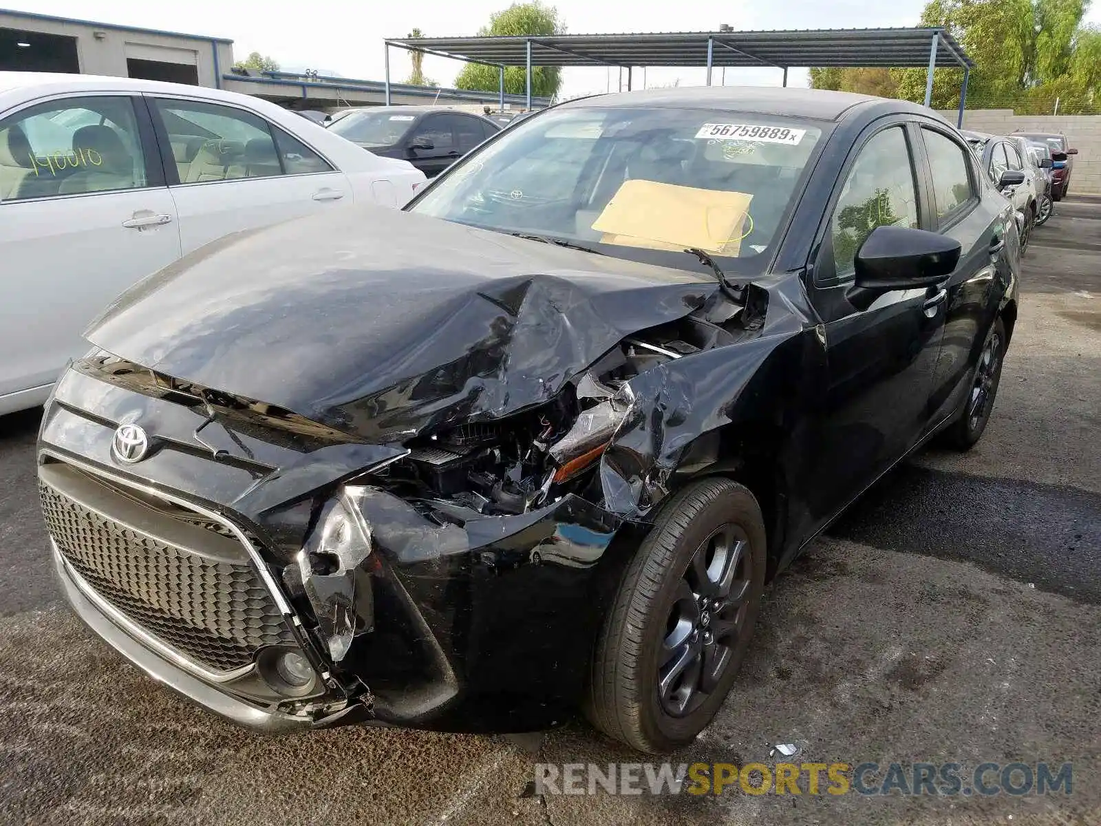 2 Photograph of a damaged car 3MYDLBYV5KY523965 TOYOTA YARIS 2019