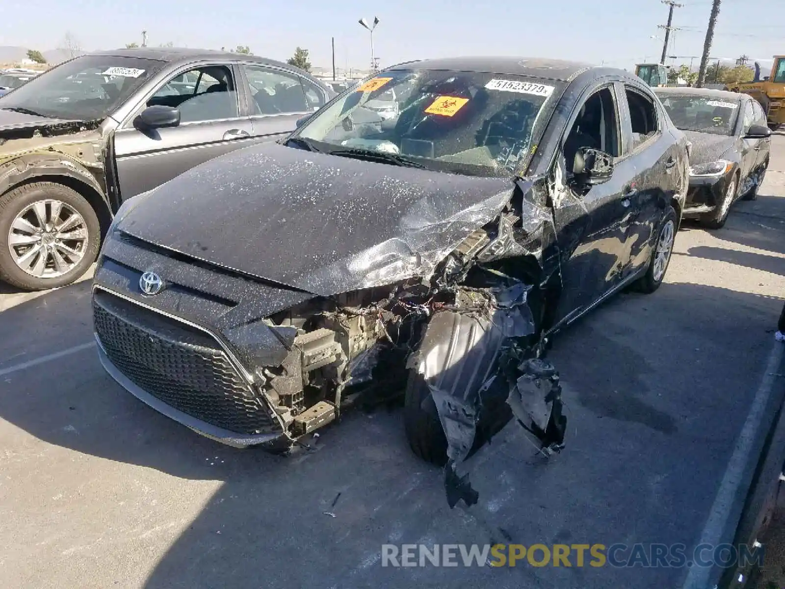 9 Photograph of a damaged car 3MYDLBYV5KY524498 TOYOTA YARIS 2019