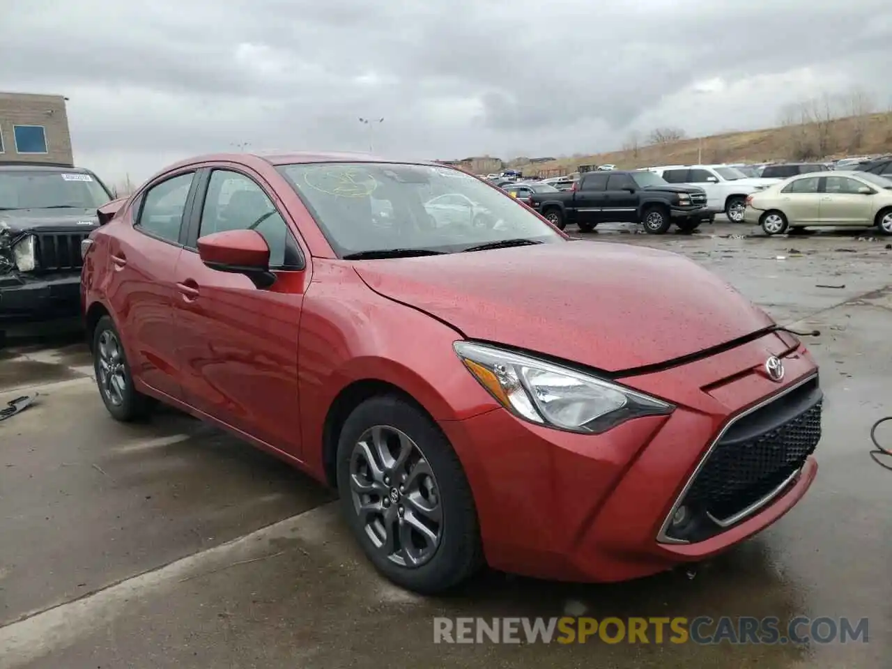 1 Photograph of a damaged car 3MYDLBYV5KY524565 TOYOTA YARIS 2019