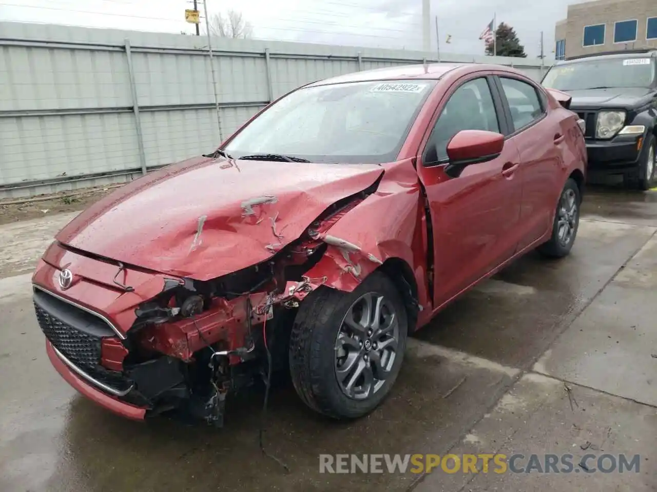 2 Photograph of a damaged car 3MYDLBYV5KY524565 TOYOTA YARIS 2019