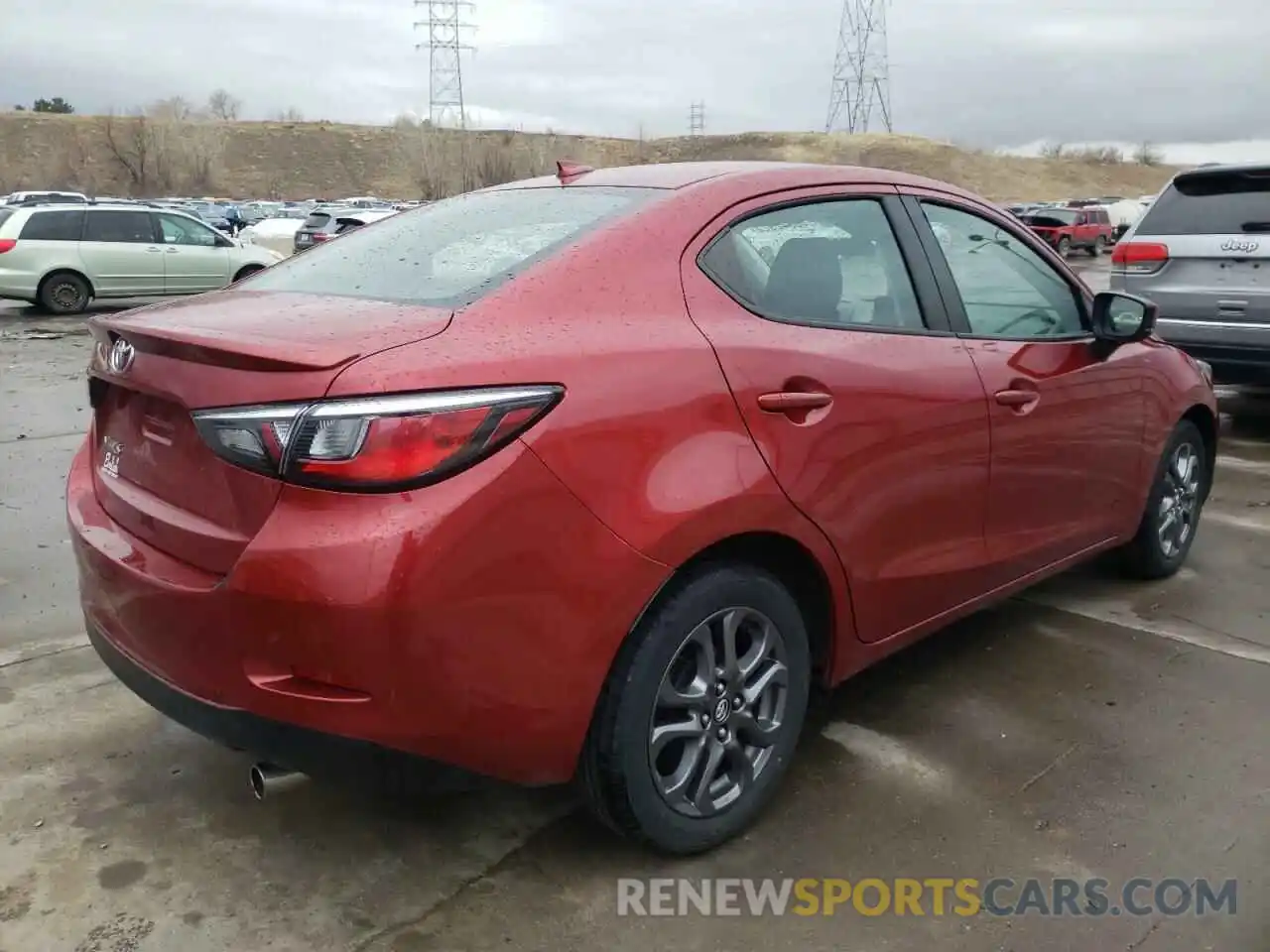 4 Photograph of a damaged car 3MYDLBYV5KY524565 TOYOTA YARIS 2019