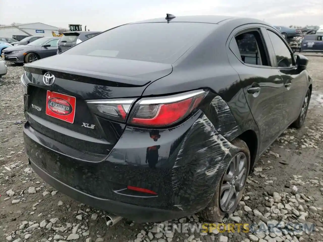 4 Photograph of a damaged car 3MYDLBYV5KY524839 TOYOTA YARIS 2019