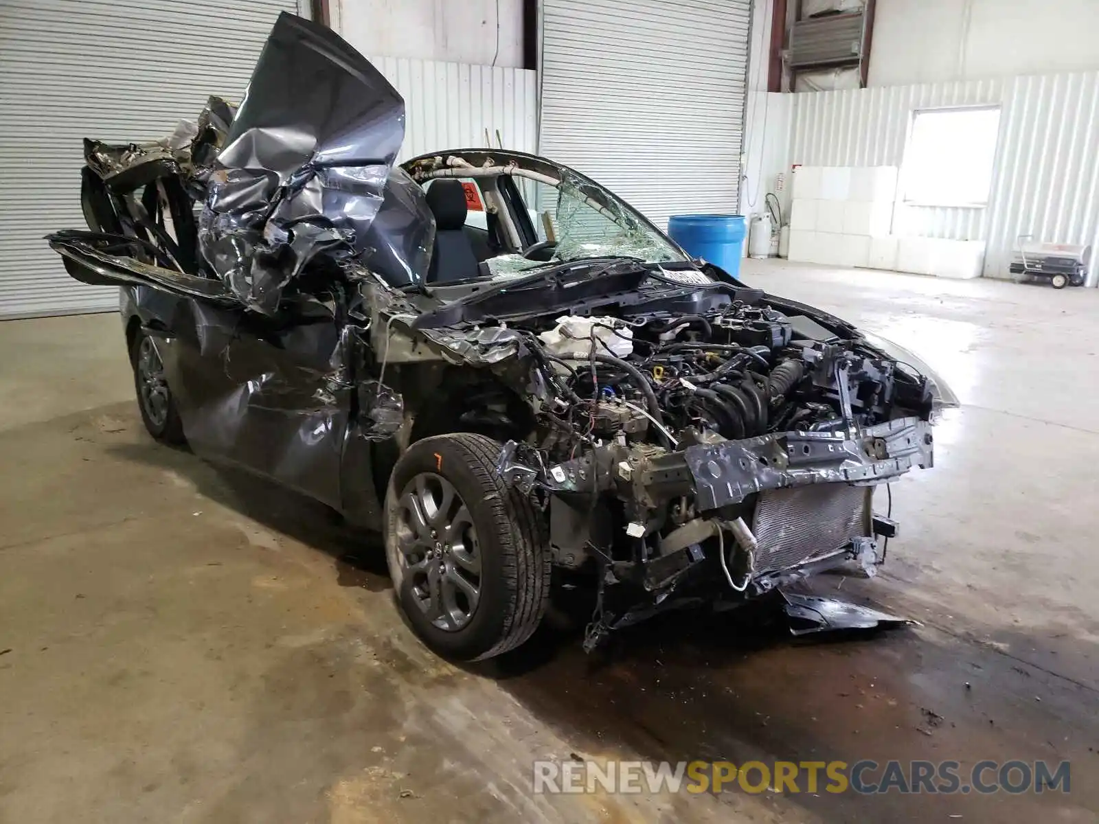 1 Photograph of a damaged car 3MYDLBYV5KY526204 TOYOTA YARIS 2019