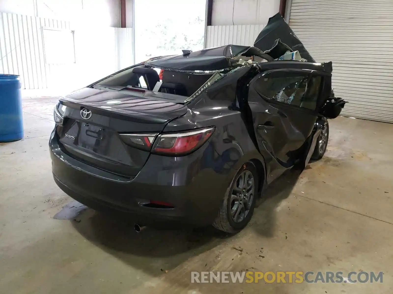 4 Photograph of a damaged car 3MYDLBYV5KY526204 TOYOTA YARIS 2019