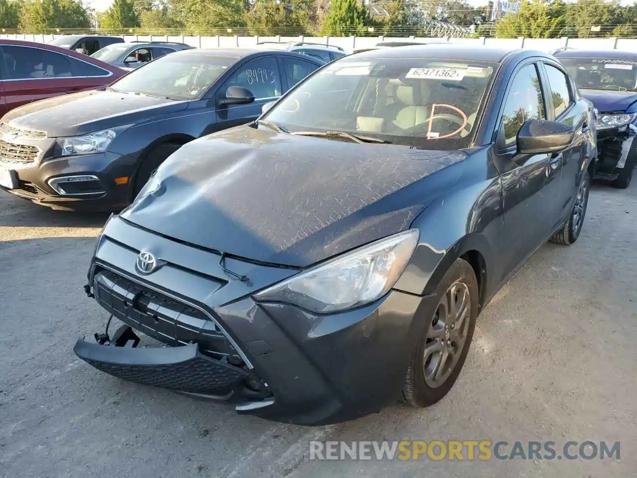 2 Photograph of a damaged car 3MYDLBYV5KY526252 TOYOTA YARIS 2019