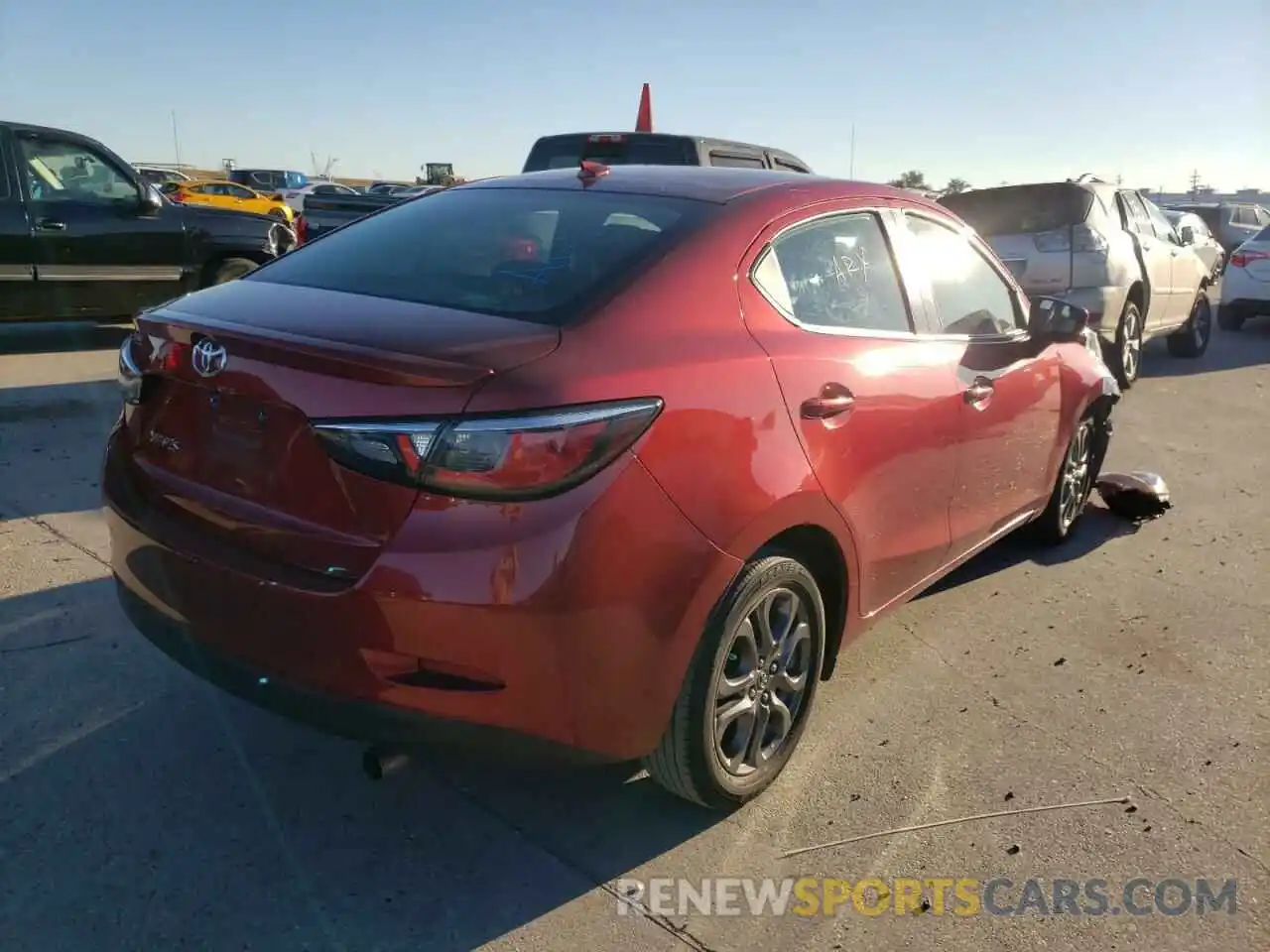 4 Photograph of a damaged car 3MYDLBYV5KY526350 TOYOTA YARIS 2019