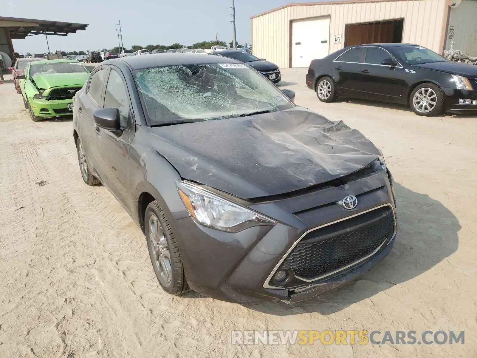 1 Photograph of a damaged car 3MYDLBYV5KY526753 TOYOTA YARIS 2019