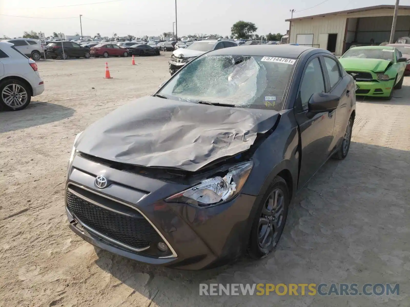 2 Photograph of a damaged car 3MYDLBYV5KY526753 TOYOTA YARIS 2019