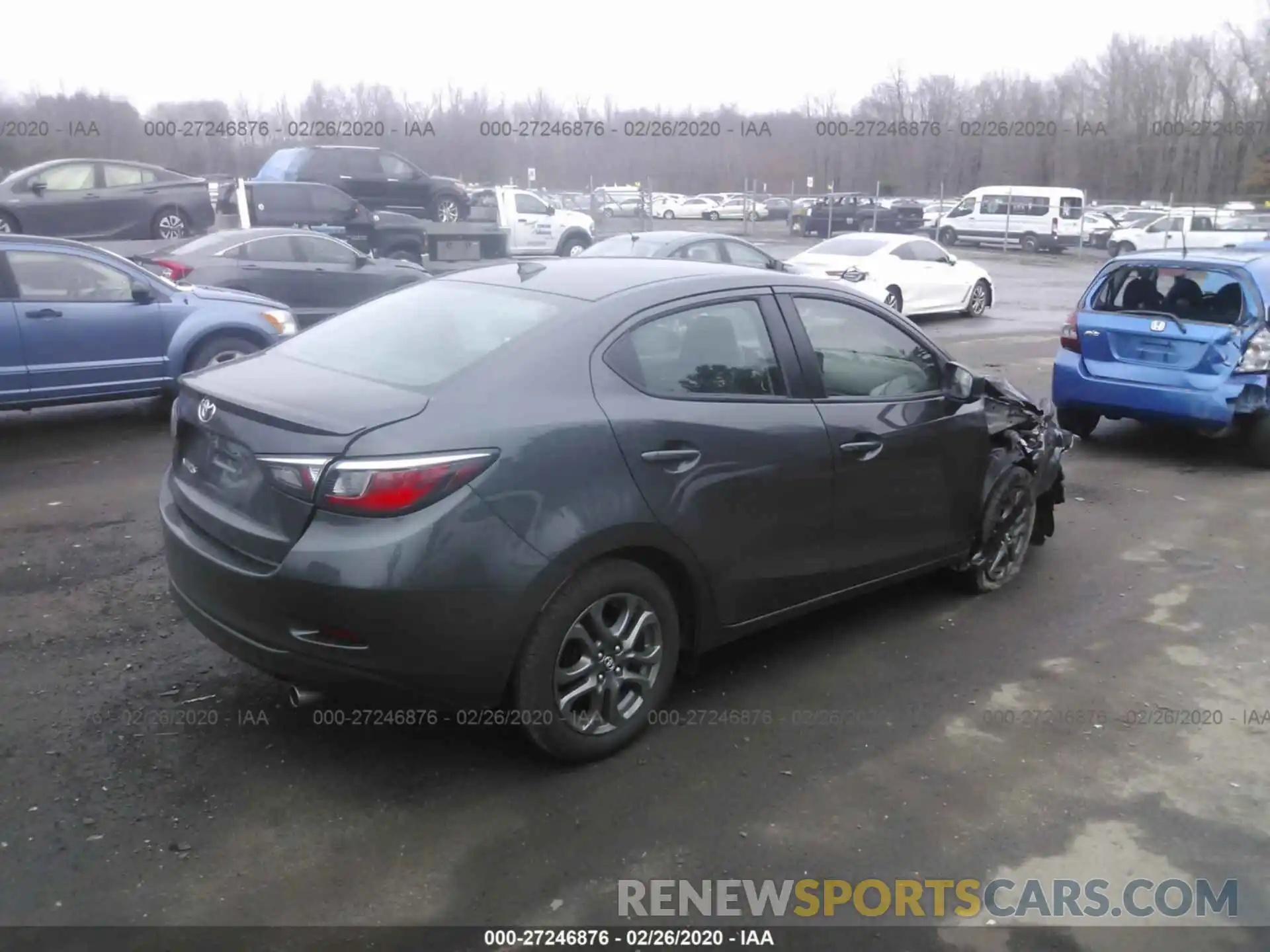 4 Photograph of a damaged car 3MYDLBYV5KY527062 TOYOTA YARIS 2019