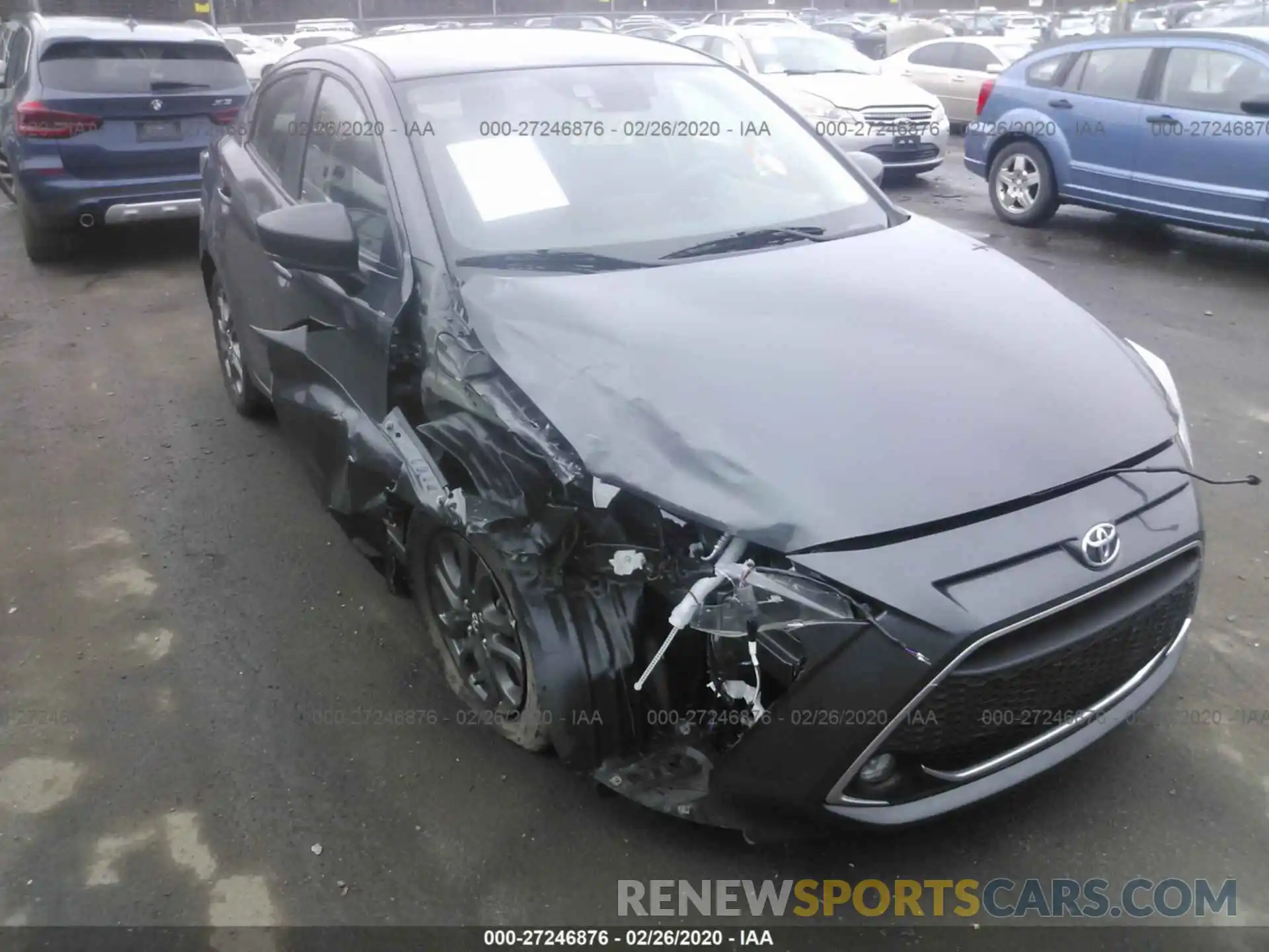 6 Photograph of a damaged car 3MYDLBYV5KY527062 TOYOTA YARIS 2019