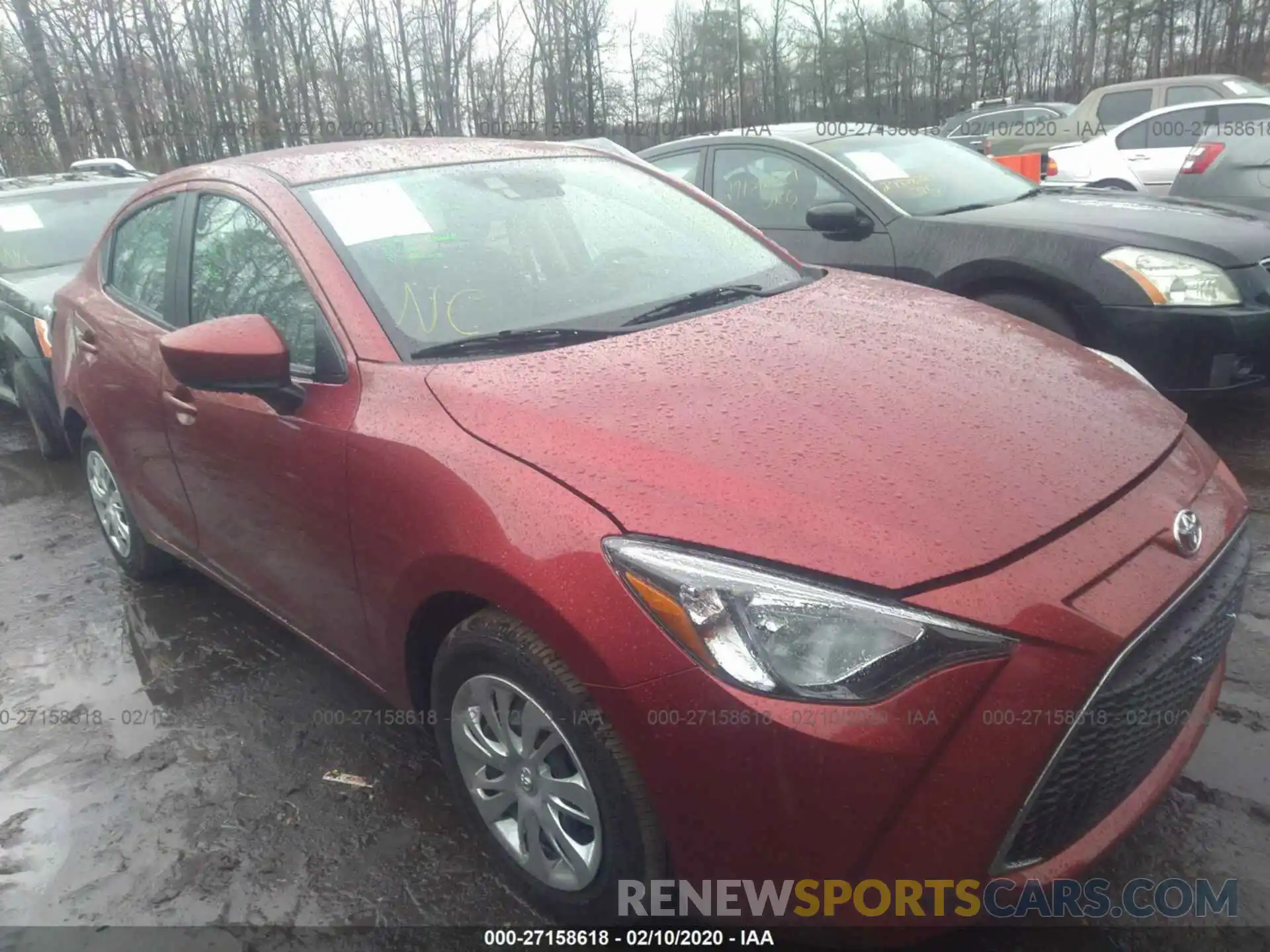 1 Photograph of a damaged car 3MYDLBYV5KY528101 TOYOTA YARIS 2019