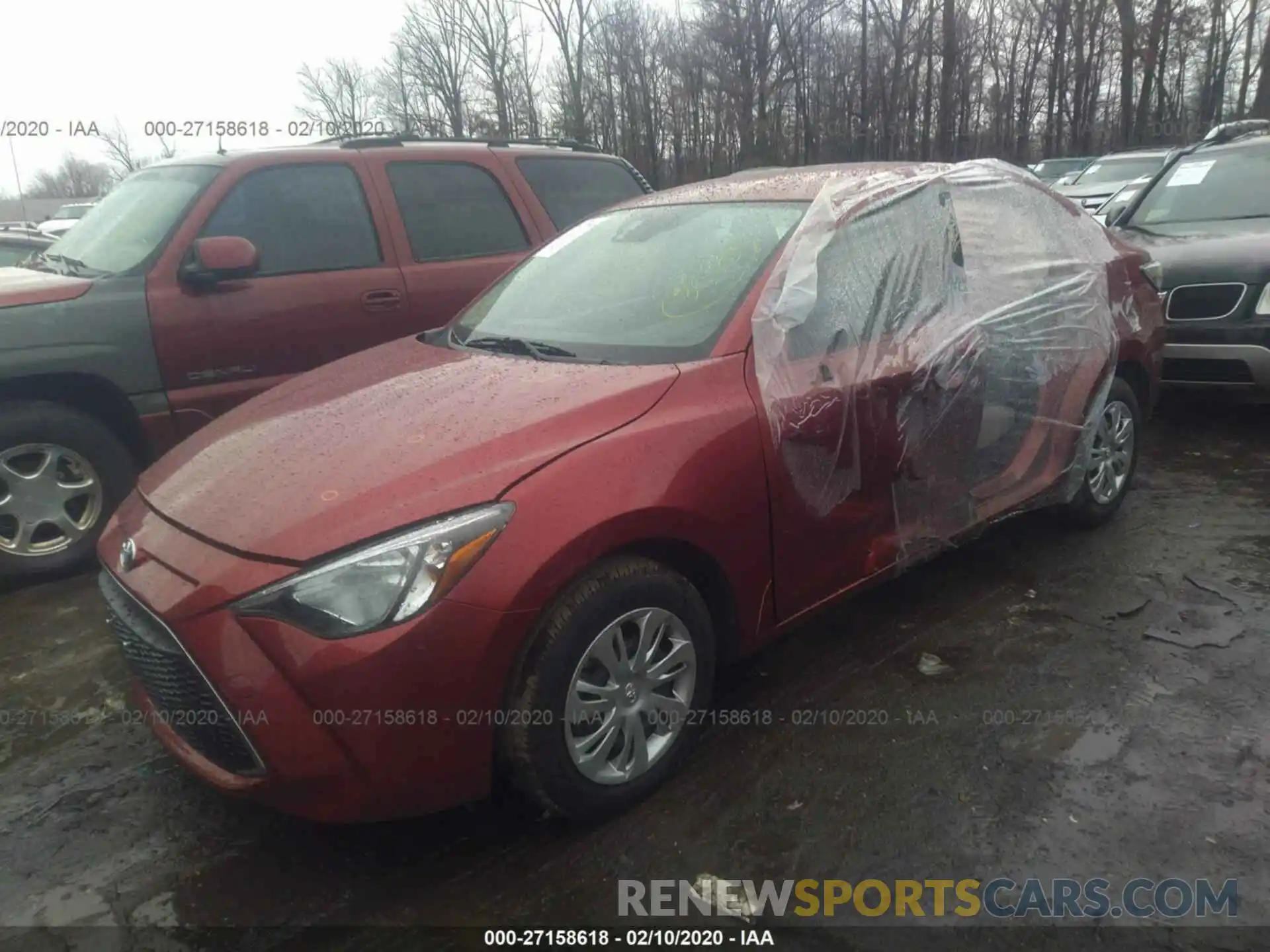 2 Photograph of a damaged car 3MYDLBYV5KY528101 TOYOTA YARIS 2019