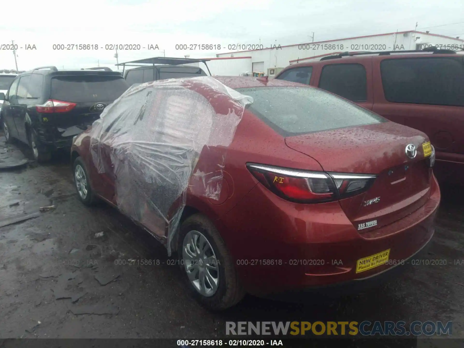 3 Photograph of a damaged car 3MYDLBYV5KY528101 TOYOTA YARIS 2019