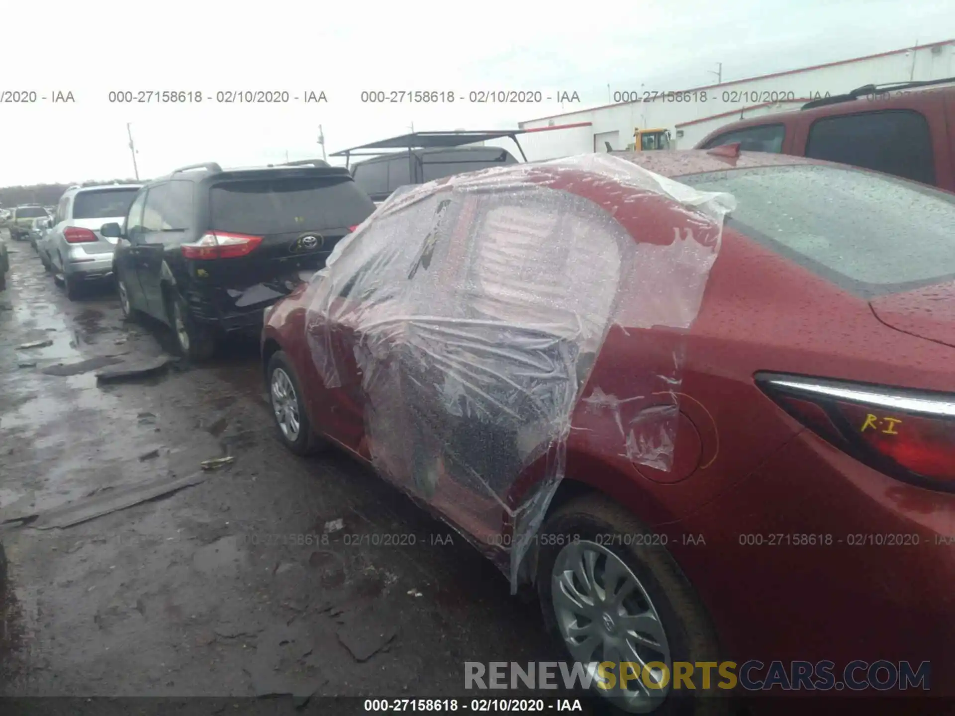 6 Photograph of a damaged car 3MYDLBYV5KY528101 TOYOTA YARIS 2019