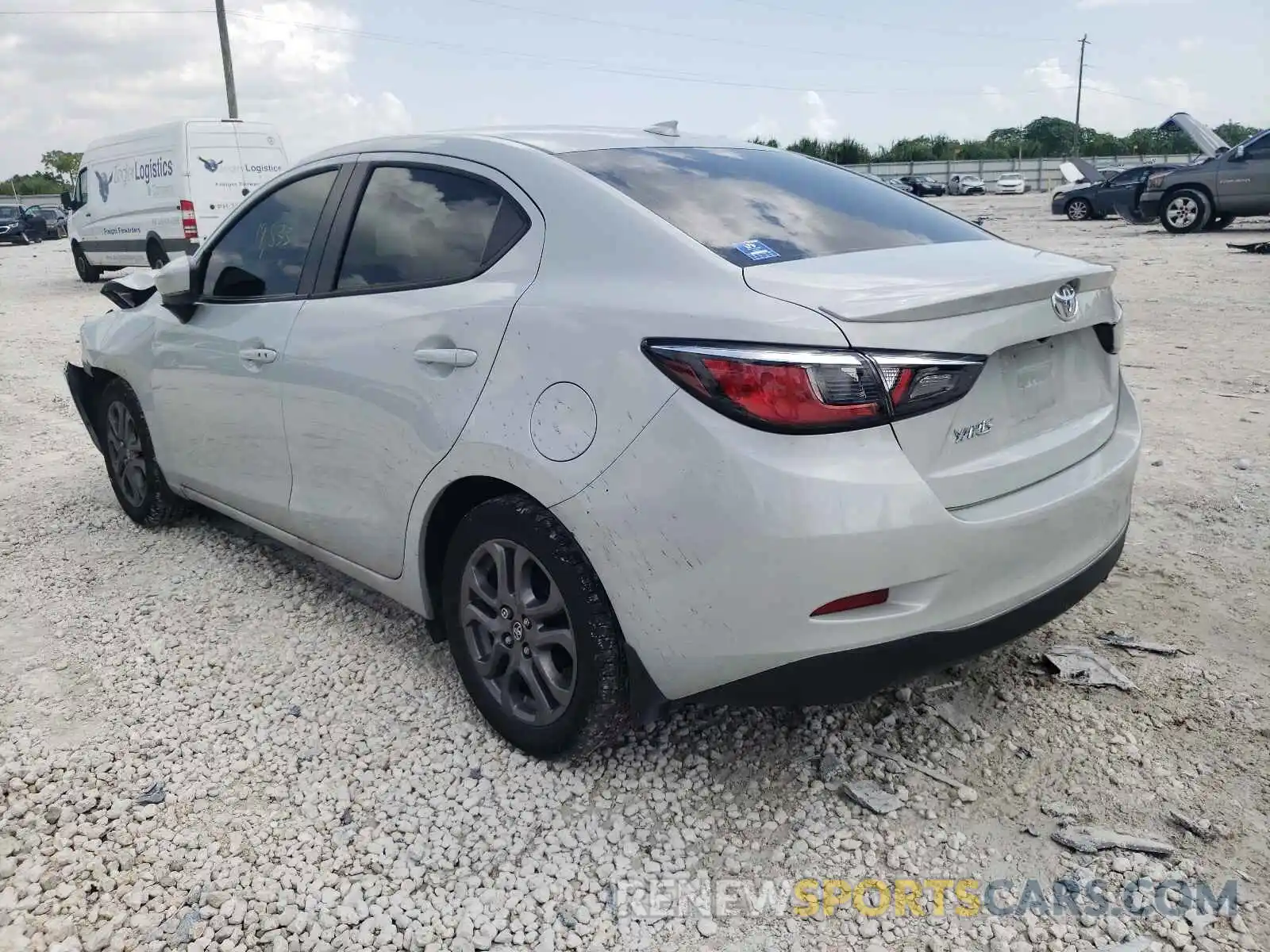 3 Photograph of a damaged car 3MYDLBYV5KY528129 TOYOTA YARIS 2019