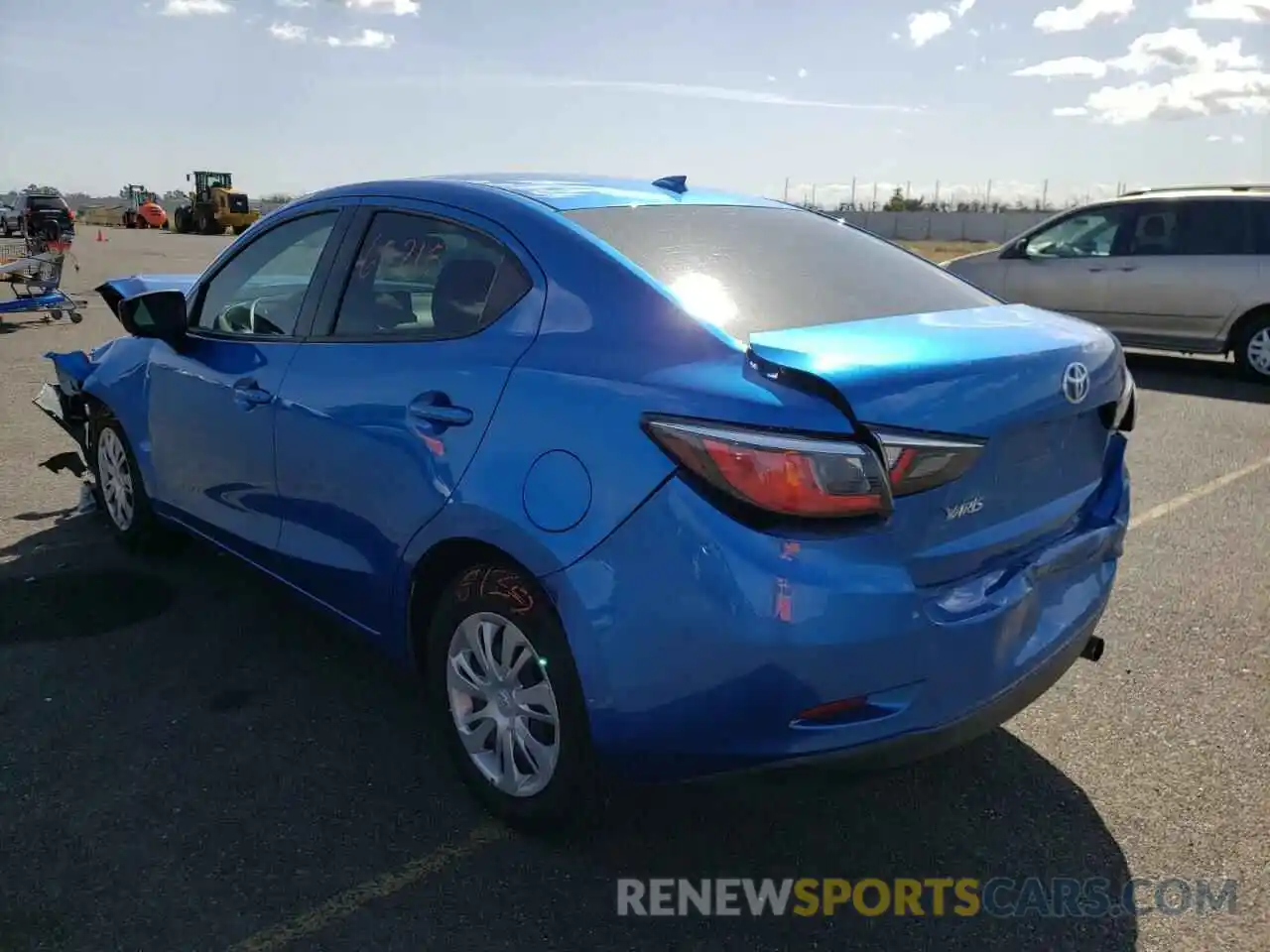 3 Photograph of a damaged car 3MYDLBYV6KY500288 TOYOTA YARIS 2019